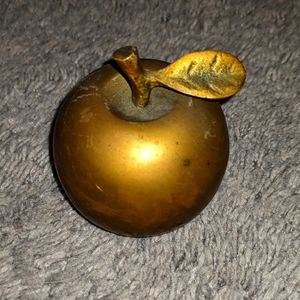 Vintage Brass Apple Bell